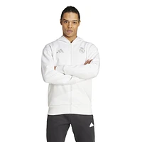 adidas Mens Real Madrid Anthem Jacket - White