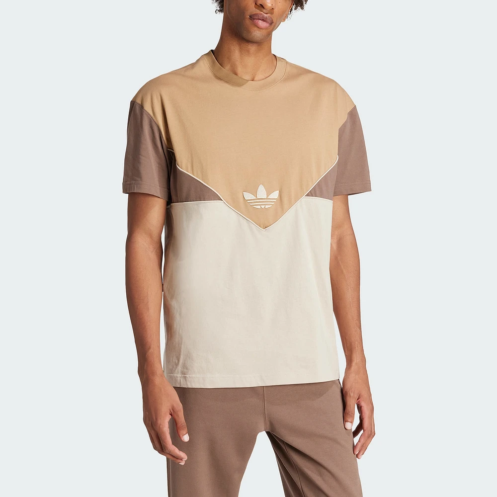 adidas Originals Mens adidas Originals adicolor Seasonal Archive T-Shirt - Mens Cardboard/Wonder Beige/Earth Strata Size M