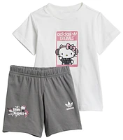 adidas Originals Hello Kitty T-Shirt & Shorts Set - Girls' Toddler