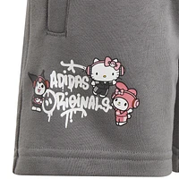 adidas Originals Girls Hello Kitty T-Shirt & Shorts Set - Girls' Preschool White/Grey