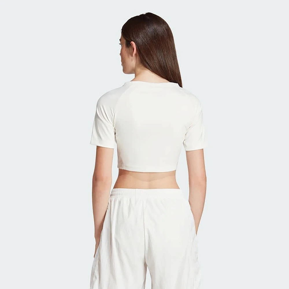 adidas Originals Womens NY Lifestyle Tight T-Shirt - Cloud White