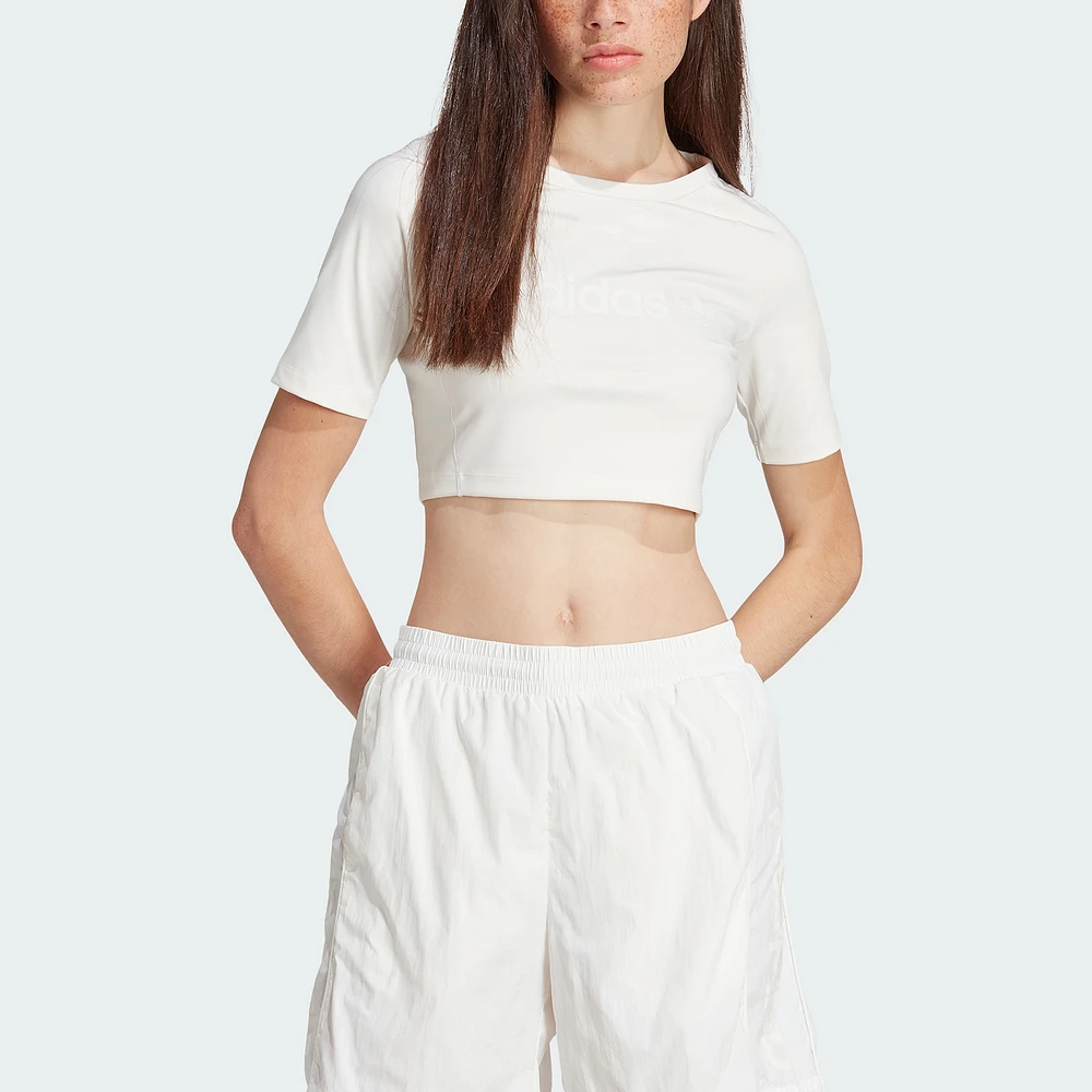 adidas Originals Womens NY Lifestyle Tight T-Shirt - Cloud White