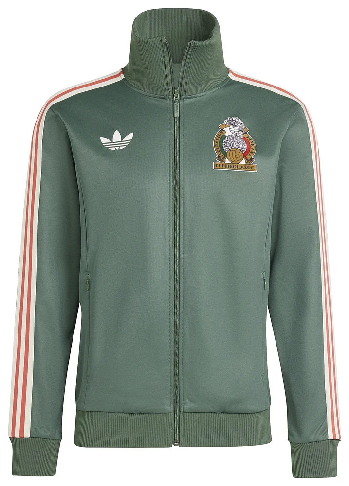 adidas Originals Mens Mexico Beckenbauer Track Top - Green Oxide