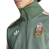 adidas Originals Mens Mexico Beckenbauer Track Top - Green Oxide