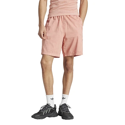 adidas Originals Mens Trefoil Essentials+ Lifestyle Dye Woven Shorts - Wonder Clay