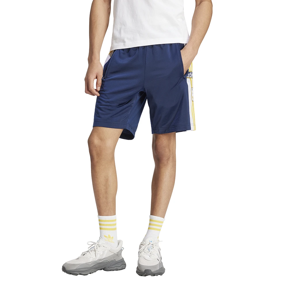 adidas Originals Mens adicolor adiBreak Lifestyle Shorts - Night Indigo/White/Bold Gold