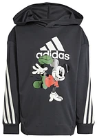 adidas Boys Disney Mickey Mouse Sweatshirt - Boys' Preschool Carbon/Bright Red/Off White