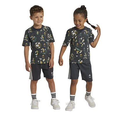 adidas Boys Disney Mickey Mouse T-Shirt and Shorts Set