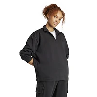 adidas Womens ALL SZN Fleece Quarter-Zip Sweatshirt