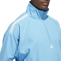 adidas Mens Select 1/4 Basketball Hoodie - Semi Blue Burst/Semi Flash Aqua