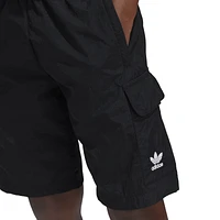 adidas Boys Essential Cargo Shorts - Boys' Grade School Black/Black