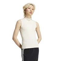 adidas Originals Womens Premium Essentials Lifestyle Sleeveless T-Shirt - Wonder White