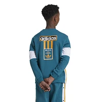 adidas Originals Boys Adibreak Lifestyle Crew Sweatshirt - Boys' Grade School Legacy Teal