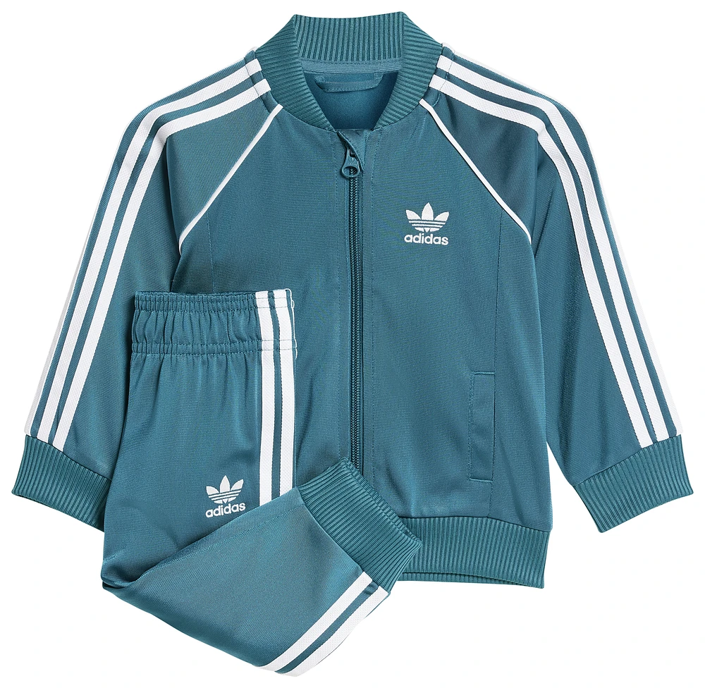 adidas Originals Boys Superstar Track Suit - Boys' Toddler Teal/White