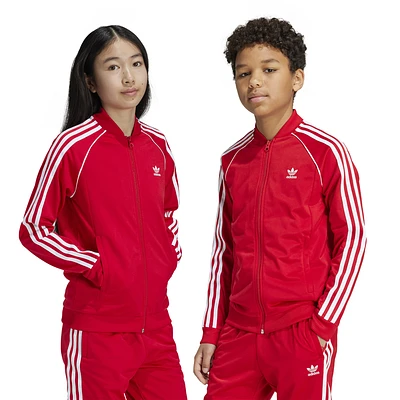 adidas Originals Girls Superstar Track Top - Girls' Grade School Better Scarlet