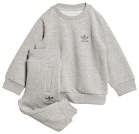 adidas Originals Boys Trefoil Essentials Lifestyle Joggers Set - Boys' Toddler Medium Grey Heather