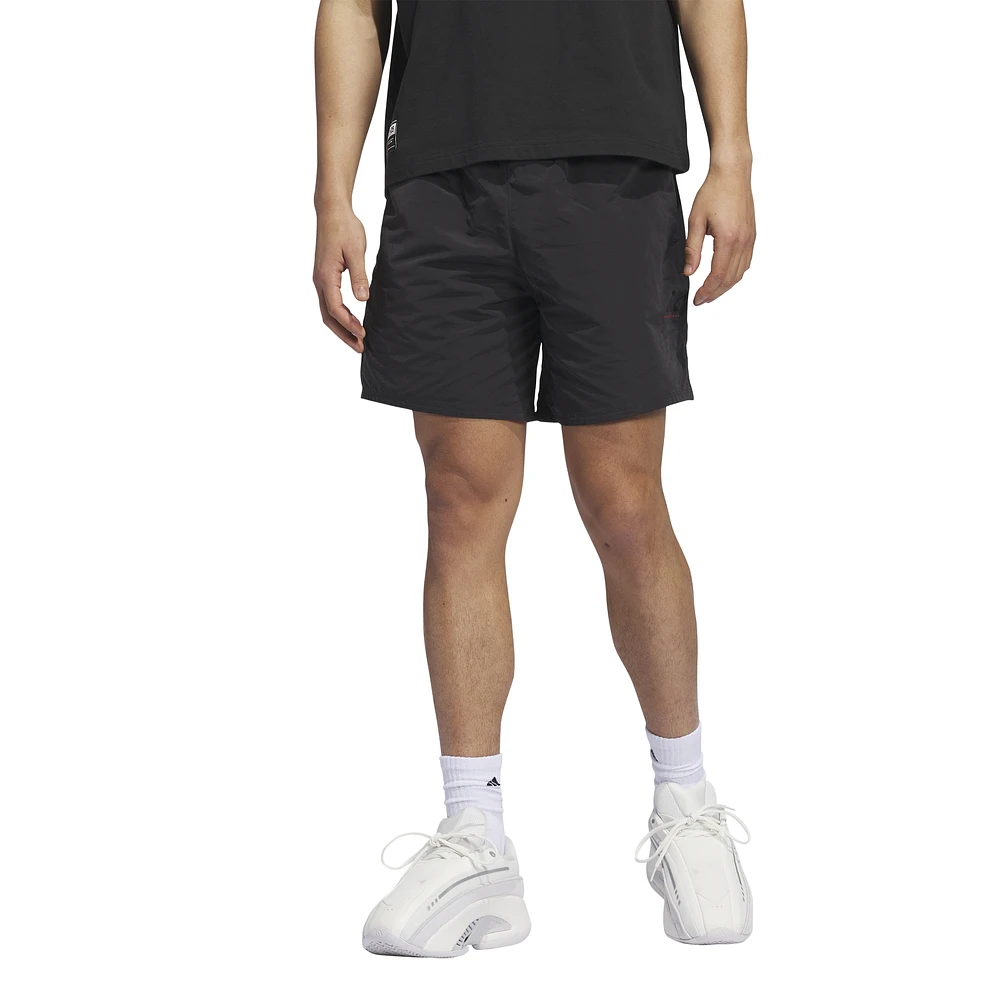 adidas Mens Basketball Woven Shorts - Black