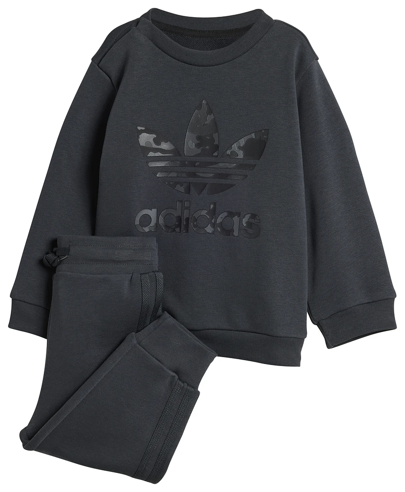 adidas Originals Boys Camo Fleece Set - Boys' Toddler Black/Grey