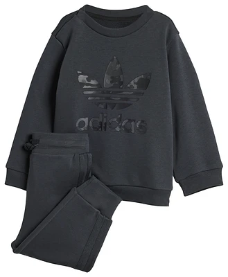 adidas Originals Boys Camo Fleece Set - Boys' Toddler Grey/Black