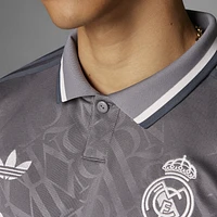 adidas Mens Real Madrid 24/25 Third Short-Sleeve Jersey - Charcoal