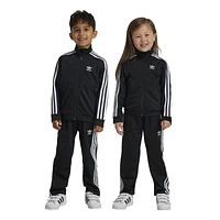 adidas Originals Boys Adicolor Firebird Tracksuit - Boys' Preschool White/Black