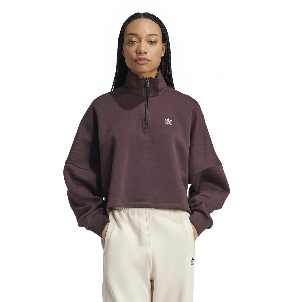 adidas Originals Womens Trefoil Essentials H/Z Lifestyle Sweatshirt