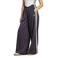 adidas Originals Womens Satin Wide Leg Track Pants