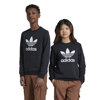 adidas Originals Boys adicolor Trefoil Sweatshirt - Boys' Grade School Black