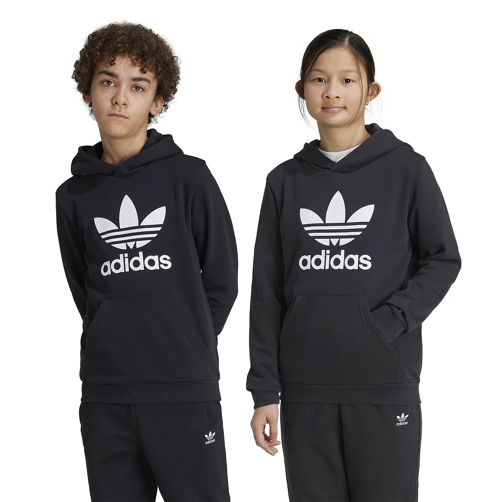 adidas Originals Boys adicolor Trefoil Lifestyle Hoodie - Boys' Grade School Black