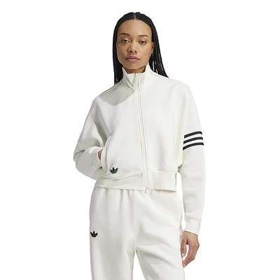 adidas Originals Womens adidas Originals Neuclassics Track Top - Womens Cloud White/Black Size M