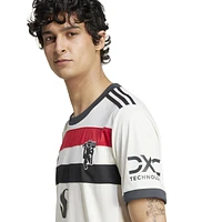 adidas Mens Manchester United 24/25 Third S/S Jersey - Off White