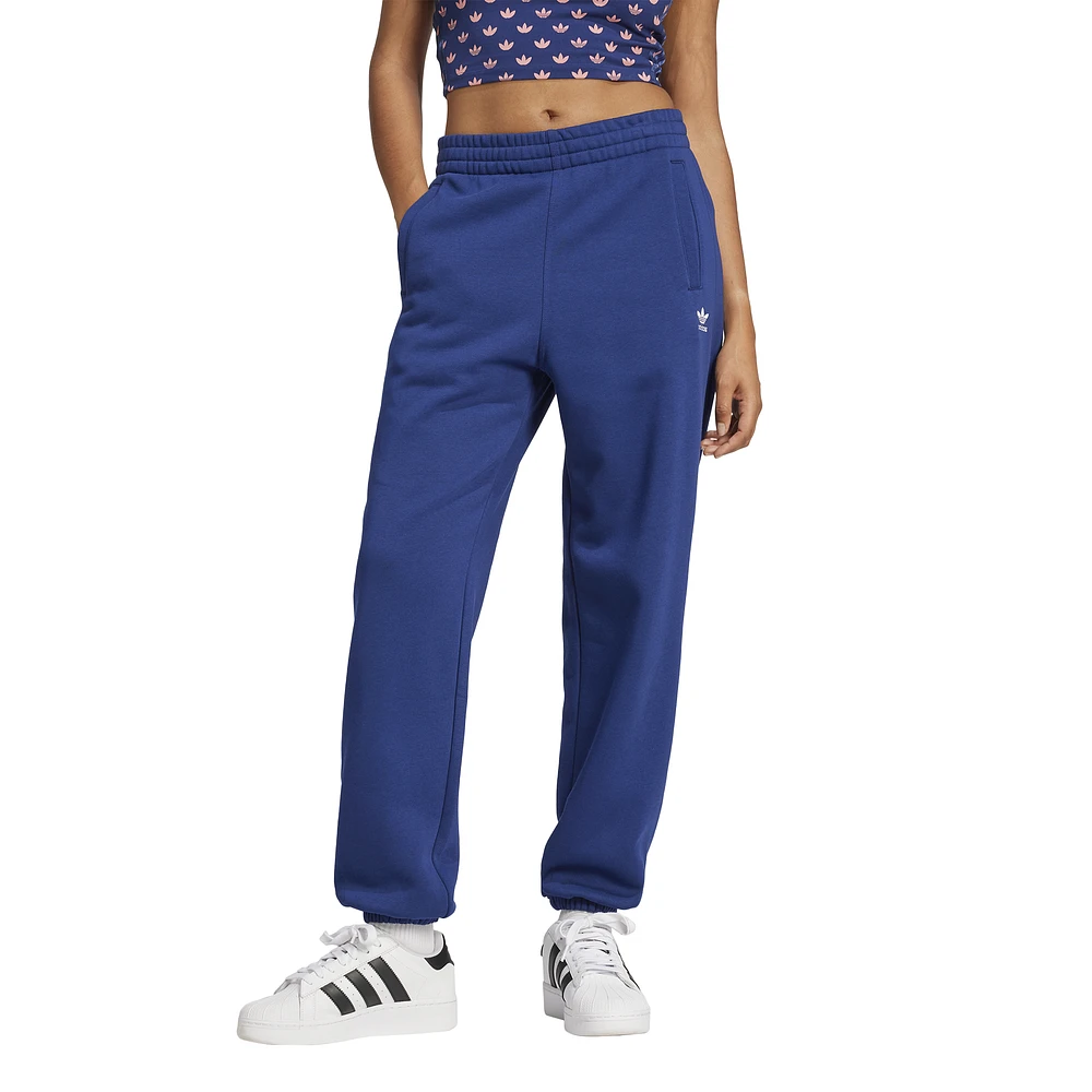 adidas Originals Womens adidas Originals Trefoil Essentials Fleece Lifestyle Pants