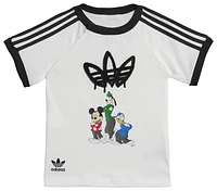 adidas Originals Boys Disney Mickey & Friends Short Sleeve T-Shirt Set - Boys' Toddler Black/White