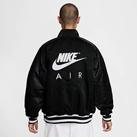 Nike Mens Air Varsity Jacket - Black/White