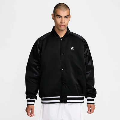 Nike Mens Air Varsity Jacket - Black/White