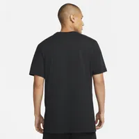 Nike Mens Nike Worldwide Globe T-Shirt - Mens Black/Black Size S