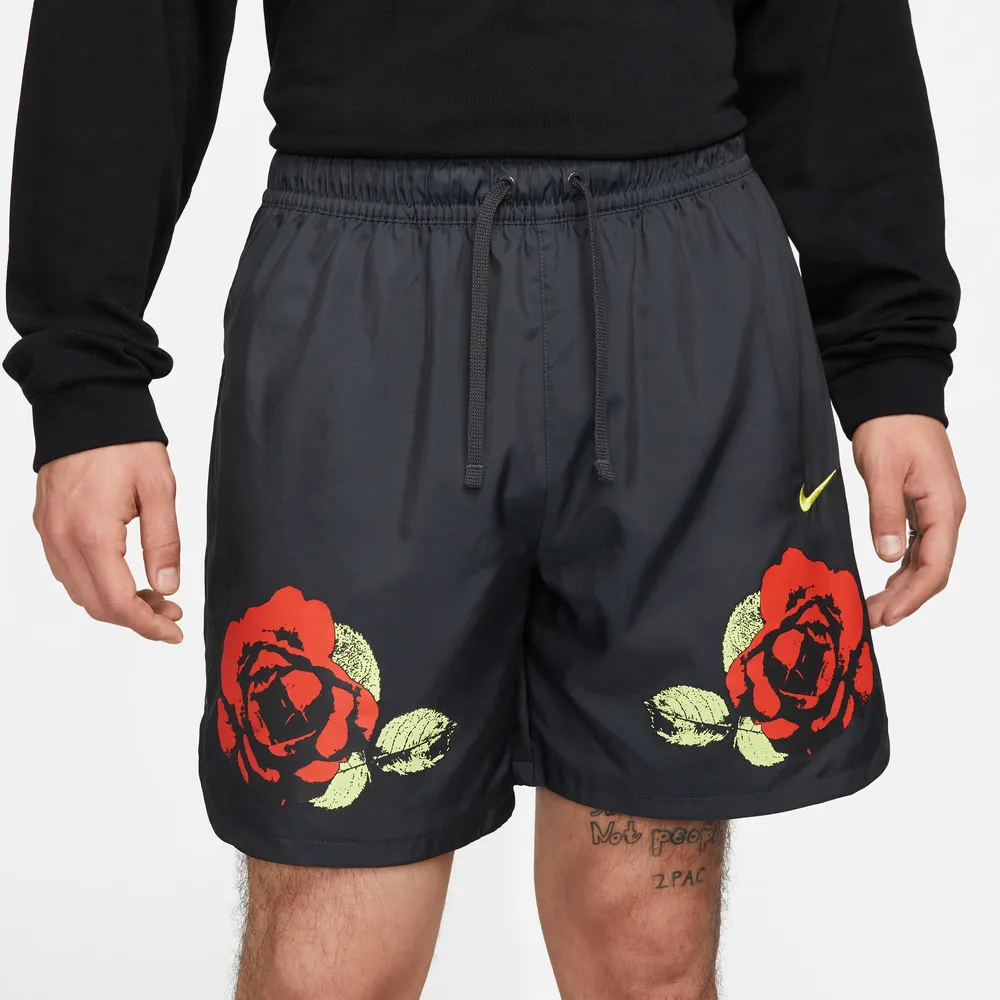 Nike Mens Nike Woven Rose City Flow Shorts - Mens Anthracite Size S