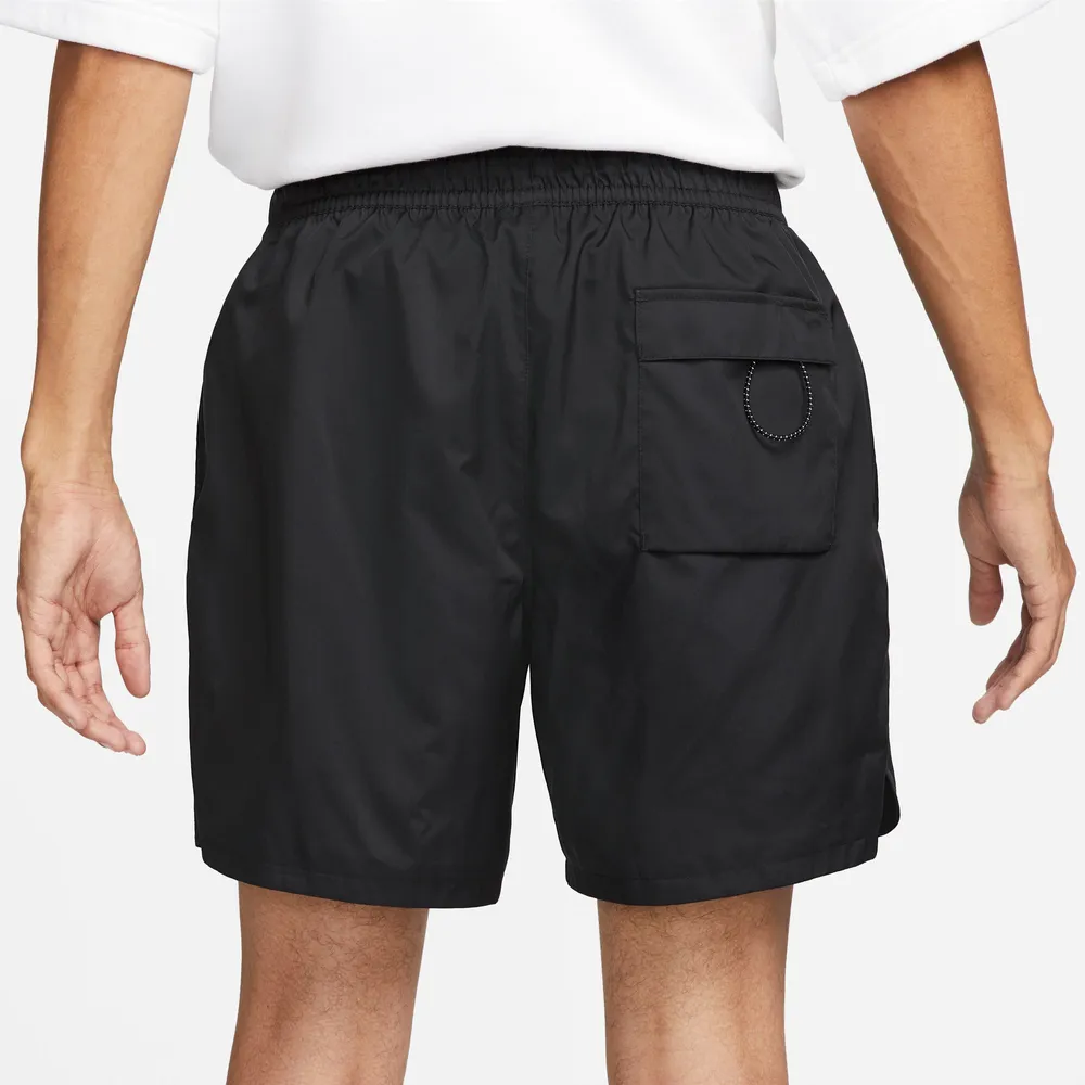 Nike Mens Woven Monogram Flow Shorts - Black/White