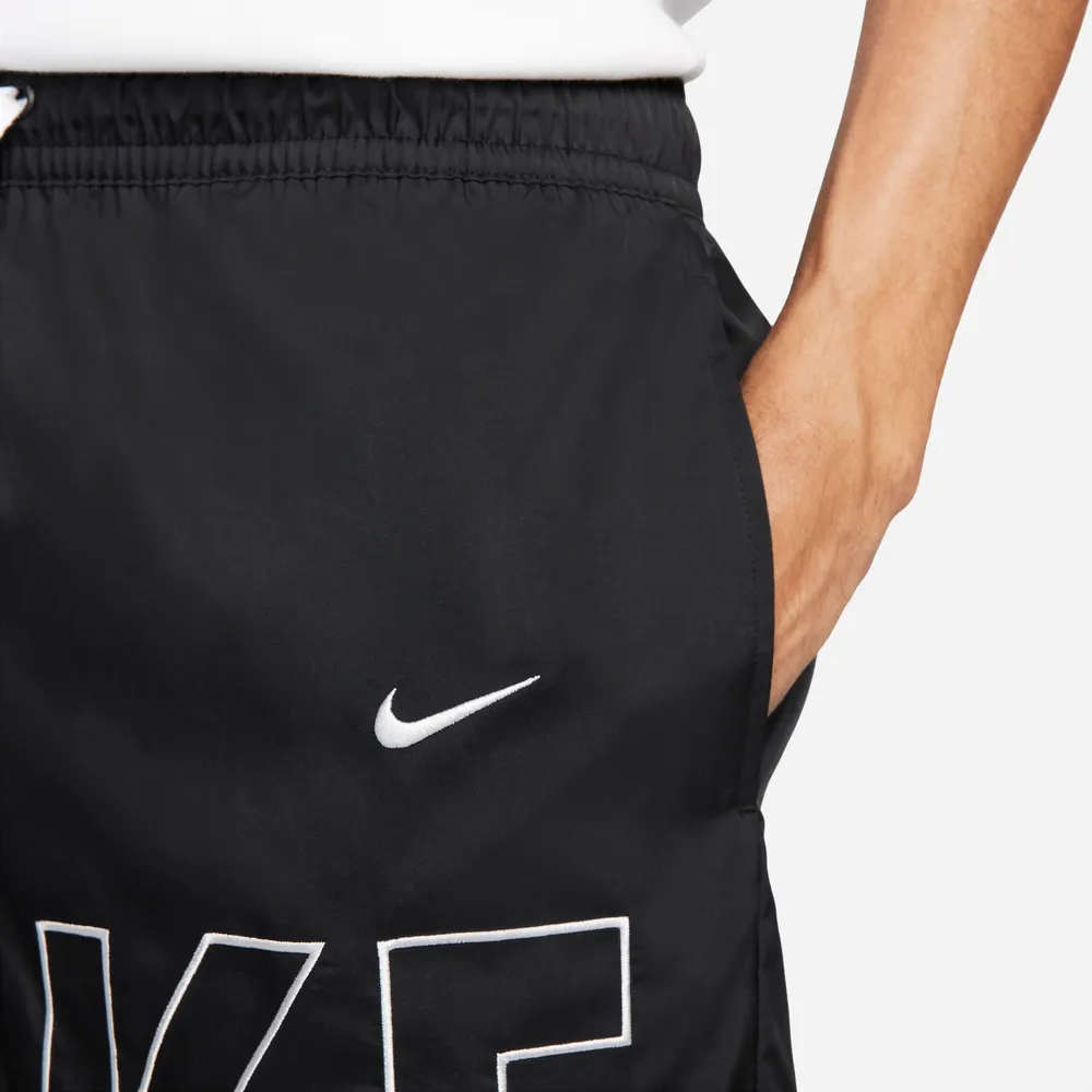Nike Mens Woven Monogram Flow Shorts - Black/White