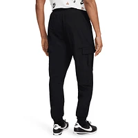 Nike Mens Nike Club Woven Cargo Pants - Mens Black/Black Size S