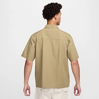 Nike Mens Club Short Sleeve Button T-Shirt - Parachute Beige/Parachute Beige