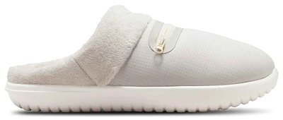 Nike Womens Burrow Slippers - Shoes Light Bone/Coconut Milk/Silver