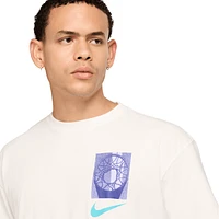 Nike Mens M90 OC 1 T-Shirt - Sail/Purple