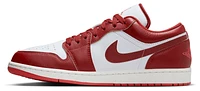 Jordan Mens AJ1 Low SE - Basketball Shoes Red/White