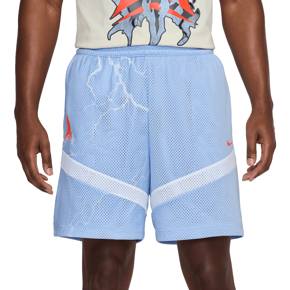 Nike Mens Ja Dri-FIT Icon 6" Shorts - Cobalt Bliss/White/Bright Crimson