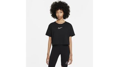 Nike Crop Print T-Shirt - Women's