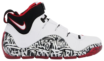 Nike Mens Zoom Lebron IV - Basketball Shoes Red/White/Black
