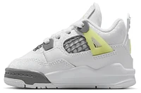 Jordan Boys Retro 4 - Boys' Toddler Shoes White/Yellow