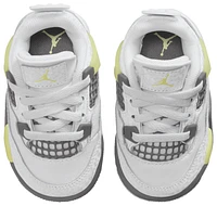 Jordan Boys Retro 4 - Boys' Toddler Shoes White/Yellow