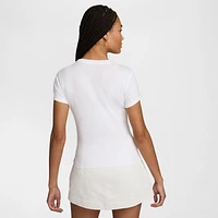 Nike Chill Knit Mid Crop Photo T-Shirt - Women's